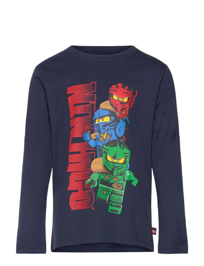 LEGO KIDSWEAR Lwtaffy 603   T Shirt L/S |Marinblå |116