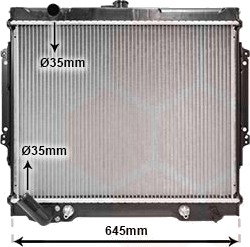 VAN WEZEL 32002089 Radiator motorkjøling VAN WEZEL 32002089 Radiator motorkjøling