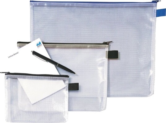 Rexel Dokumentmappe Med Glidelås For A6 105 X 148 Mm Svart Blank