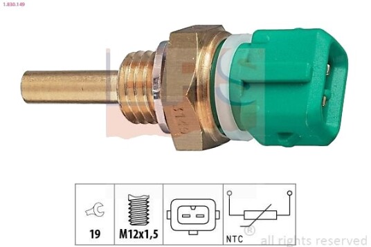 Sensor, motortemperatur EPS 1.830.149