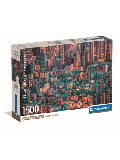 Clementoni Jigsaw Puzzle The Hive Hong Kong 1500pcs. Gulv