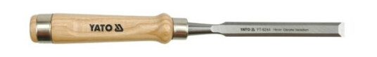 Yato Yt-6243, Finjusteringsmeisel, Skrå Kant, Stål, Brun, Tre, 1,2 Cm Yato Yt-6243, Finjusteringsmeisel, Skrå Kant, Stål, Brun, Tre, 1,2 Cm
