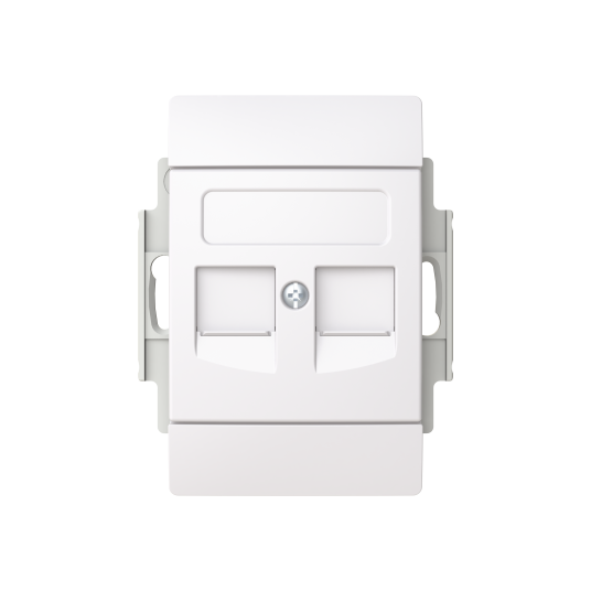 ABB Saga FOT5000-100-916 Datauttak for to Keystone RJ45-kontakter Datamaskin & surfing ABB Saga FOT5000-100-916 Datauttak for to Keystone RJ45-kontakter Datamaskin & surfing