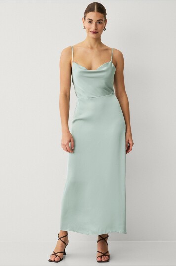 Vila Maxikjole viRavenna Strap Ankle Dress Grønn