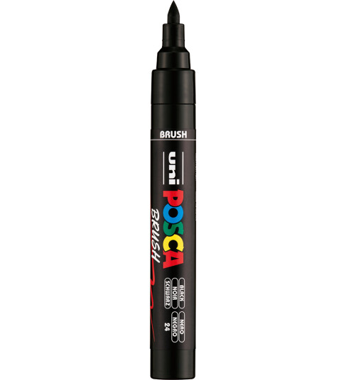 Posca Posca Brush PC 5BR Black