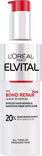 L'Oréal Paris Elvital Bond Repair Hårserum 150ml - Reparerende og Pleie for Skadet Hår L'Oréal Paris Elvital Bond Repair Hårserum 150ml - Reparerende og Pleie for Skadet Hår