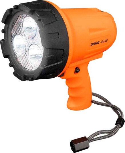 DÖRR Outdoor Bærbar LED Lyskaster (800 m) Oransje
