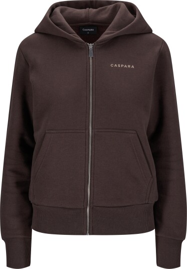 Caspara Cosmo Zip Hoodie Dame Espresso M