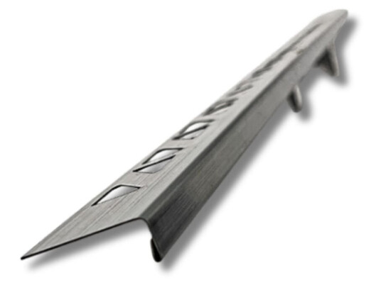 Click"n Tile Endeprofil - Black Stainless 60cm Sort