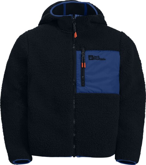 Jack Wolfskin Kids' Ice Curl Hood Jacket Night Blue/Night Blue 92