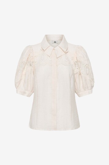 Karen By Simonsen   Bluse kbUrith Frosty Blouse   Hvit