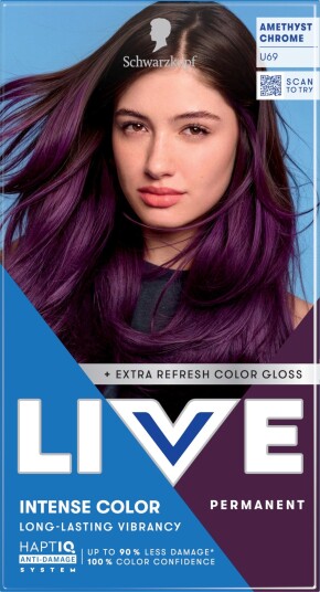 Schwarzkopf LIVE Intense Color U69 Amethyst Chrome