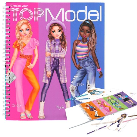 TOPModel  Create Your TOPModel Colouring Book 412447