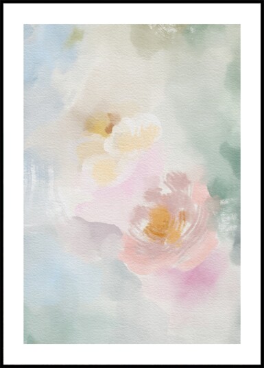 Dreamy Floral Abstract Plakat / 40x50 Dreamy Floral Abstract Plakat / 40x50