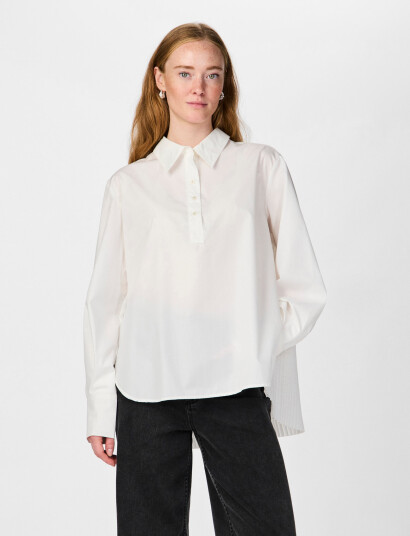 YAS Yasmiroza Ls Shirt S. - White - 38 YAS Yasmiroza Ls Shirt S. - White - 38