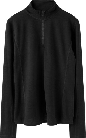 Röhnisch Merino Wool Half Zip Svart Golfgenser dame Black XX Large Röhnisch Merino Wool Half Zip Svart Golfgenser dame Black XX Large