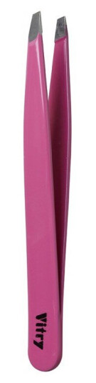 Vitry Slant Tweezers Cerise