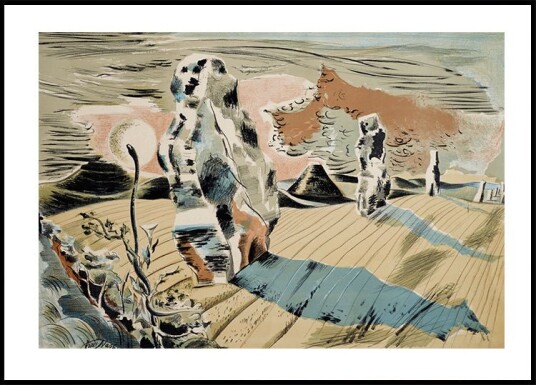 Avebury surreal landscape by Paul Nash Plakat Plakat / 100x150cm