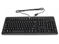 HP 672647-333, Full-size (100%), Koblet med ledninger (ikke trådløs), USB, Mekanisk nøkkelbryter, Sort