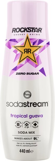 SodaStream Rockstar Energy Guava Zero smak 1924221770 (440ml) SodaStream Rockstar Energy Guava Zero smak 1924221770 (440ml)