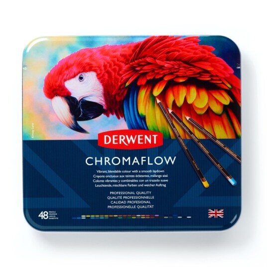 Derwent Chromaflow Fargeblyanter 48-sett