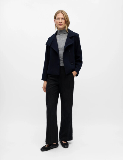 Object Objriki Re Short Jacket Noos - Navy - 44