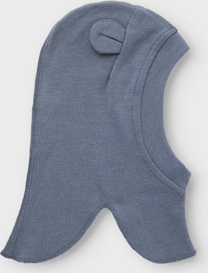Name It Willit Wool Balaclava W/Ears Blå 34/39 Name It Willit Wool Balaclava W/Ears Blå 34/39