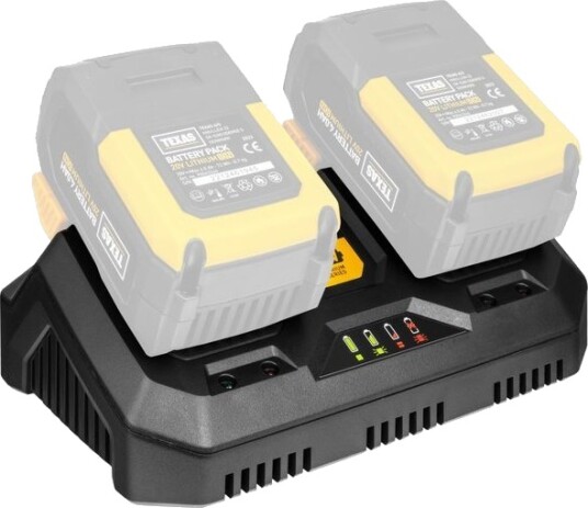 Texas hurtiglader dobbel 20V 90063241 Texas hurtiglader dobbel 20V 90063241