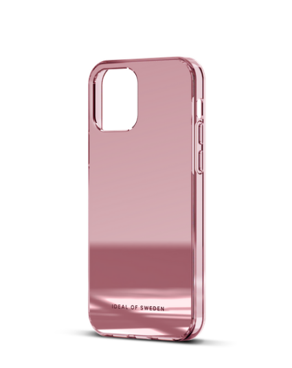 iDeal of Sweden Clear Case Iphone 12/12p Mirror Rose Pink