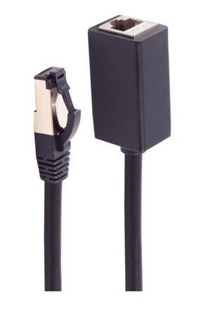 Shiverpeaks ®-Basic-S Nettverk Rj45 Patch Kabelforlengelse Kat. 8,1 Lszh Svart 0,5 M (Bs08-44015)