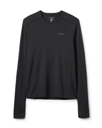 Rab Force Ls Tee Wmns Black XS Rab Force Ls Tee Wmns Black XS