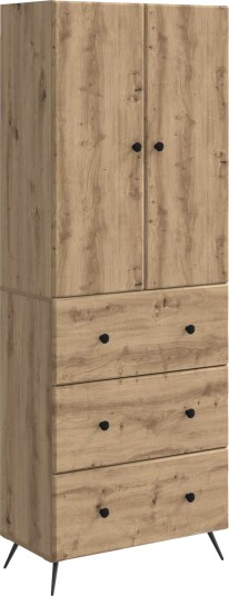 vidaXL Skapsett 2 pcs Artisan eik 66 x 34,5 x 90 cm Konstruert tre vidaXL Skapsett 2 pcs Artisan eik 66 x 34,5 x 90 cm Konstruert tre