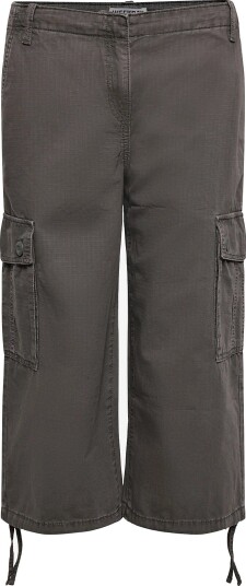 Weekday Low Rise Cropped Cargo Trousers   GREY   36