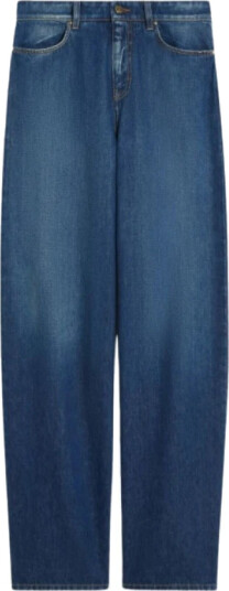 Max Mara Dame Jeans Blå M,