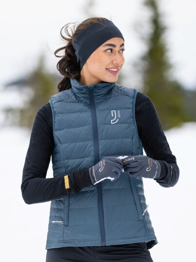 Johaug Radiate Down Vest Blå XS