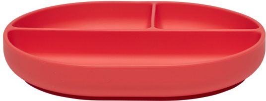 OYOY Enkei Suction barnetallerken Cherry Red OYOY Enkei Suction barnetallerken Cherry Red
