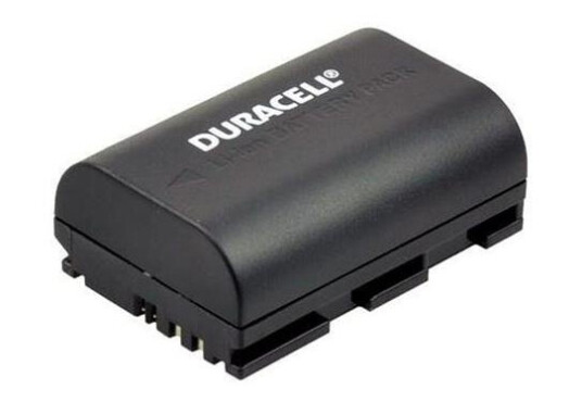 Duracell LP-E6 Kamerabatteri 1600mAh Li-Ion for Canon-kameraer Svart