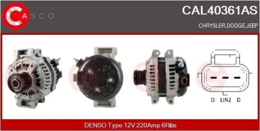 CASCO CAL40361AS Dynamo CASCO CAL40361AS Dynamo
