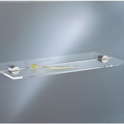 Vola T25A hylle, 55x12 cm, børstet krom Vola T25A hylle, 55x12 cm, børstet krom