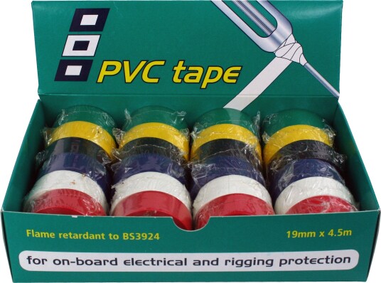 PSP Elektrikertape 24 stk assortert 19 mm 4,5 m PSP Elektrikertape 24 stk assortert 19 mm 4,5 m