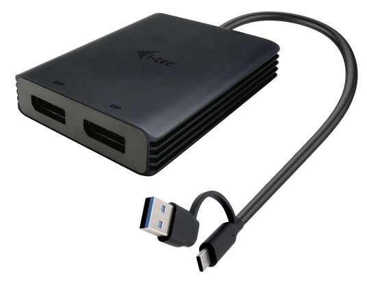 I-TEC USB-A/C 2X DP ADAPTER DUAL 4K DP VIDEO ADAPTER ACCS