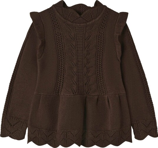 Fliink Coffee Bean Alilly Peplum Pullover 18 mdr/86