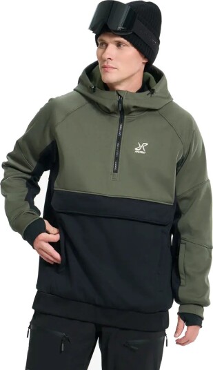 Halfpipe Softshell Anorak Herre Kambaba Green/Black Størrelse:S Herre > Overdeler > Fleece & midlayers Halfpipe Softshell Anorak Herre Kambaba Green/Black Størrelse:S Herre > Overdeler > Fleece & midlayers