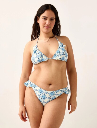 Lindex Triangle Bikini Bra Multi/patterned L Lindex Triangle Bikini Bra Multi/patterned L
