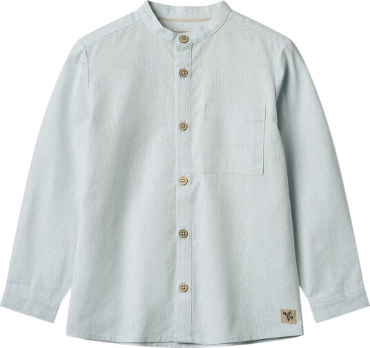 Wheat Shirt Willum Blå 104/4Y