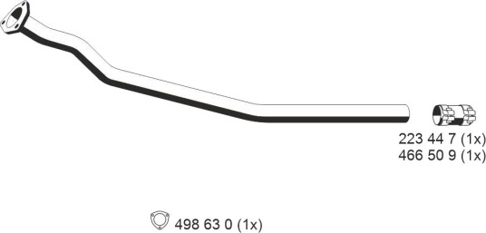 Eksosrør ERNST 243445