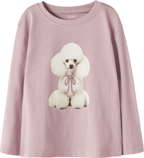Name It Keepsake Lilac Poodle Bow Nmfvotea Ls Nreg Top 92