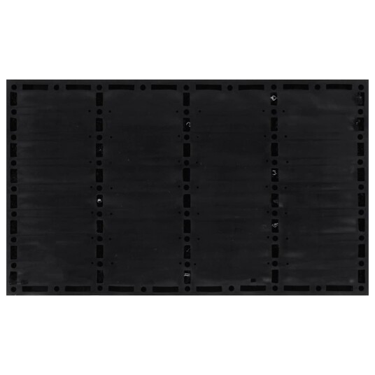 Dørmatte rektangulær 45x75 cm gummi og kokosfiber 8721012224735