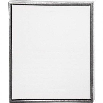 Diverse ArtistLine Canvas med Ramme Hvit Antikk Sølv 50x60cm 54x64x3cm Diverse ArtistLine Canvas med Ramme Hvit Antikk Sølv 50x60cm 54x64x3cm