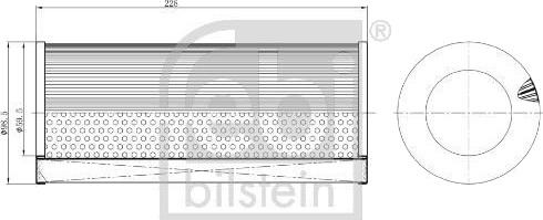 Oljefilter FEBI BILSTEIN 186038